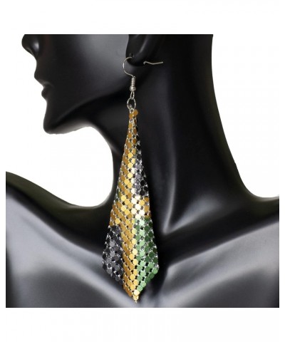 Jamaica Flag Dangle Earrings $10.43 Earrings