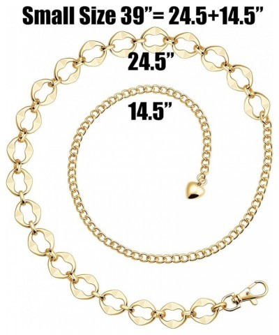 Gold Infinity Love Chain Belt for Women Girls Infinity Love Small $9.24 Accessories