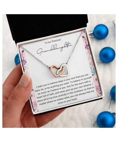 To Our Granddaughter Necklace, Granddaughter Necklace From Grandparents, Granddaughter Gifts From Grandma And Grandpa, Gradua...