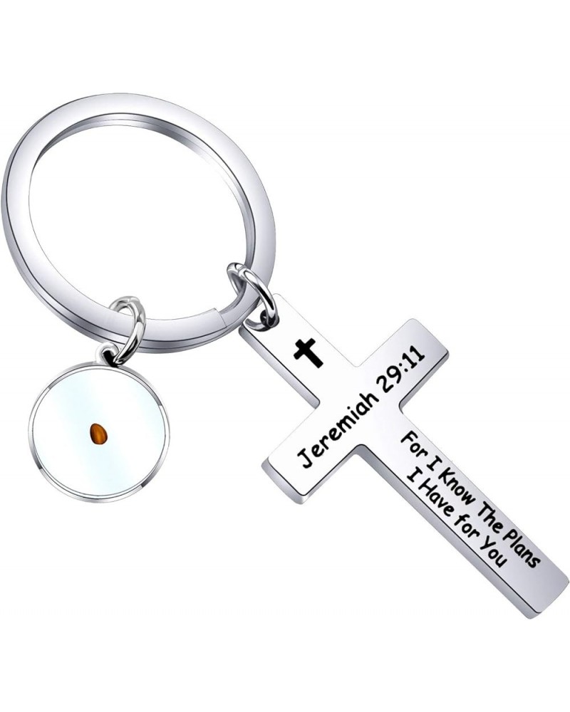 Religious Christian with Mustard Seed Keychain Bible Verse Jeremiah 29:11 Keychain Graduation Gift Jeremiah 29:11 $8.84 Brace...