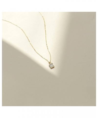 Gold Necklace for Women,Dainty Heart Choker Necklace 14k Gold Plated Simple Cz Moon Heart Necklace Cute Heart Pendant Necklac...