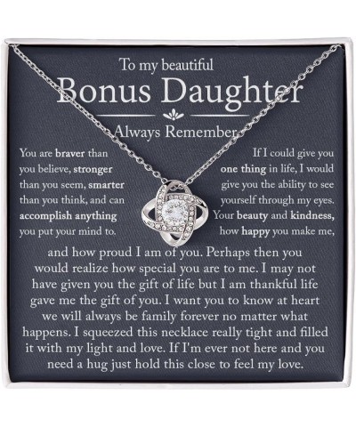 To My Bonus Daughter Necklace, Bonus Daughter Necklace, Gifts For Bonus Daughter, Step Daughter Necklace from Stepmom, Gifts ...