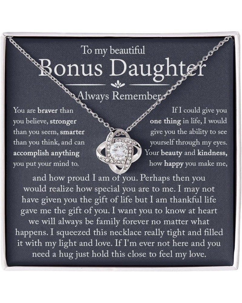 To My Bonus Daughter Necklace, Bonus Daughter Necklace, Gifts For Bonus Daughter, Step Daughter Necklace from Stepmom, Gifts ...