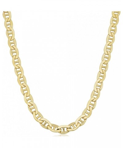 Solid 14k Yellow Gold Filled Mariner Link Chain Necklace for Men and Women (3.3 mm, 4 mm, 5 mm, 5.8 mm or 7.8 mm) 30 7.8 mm w...