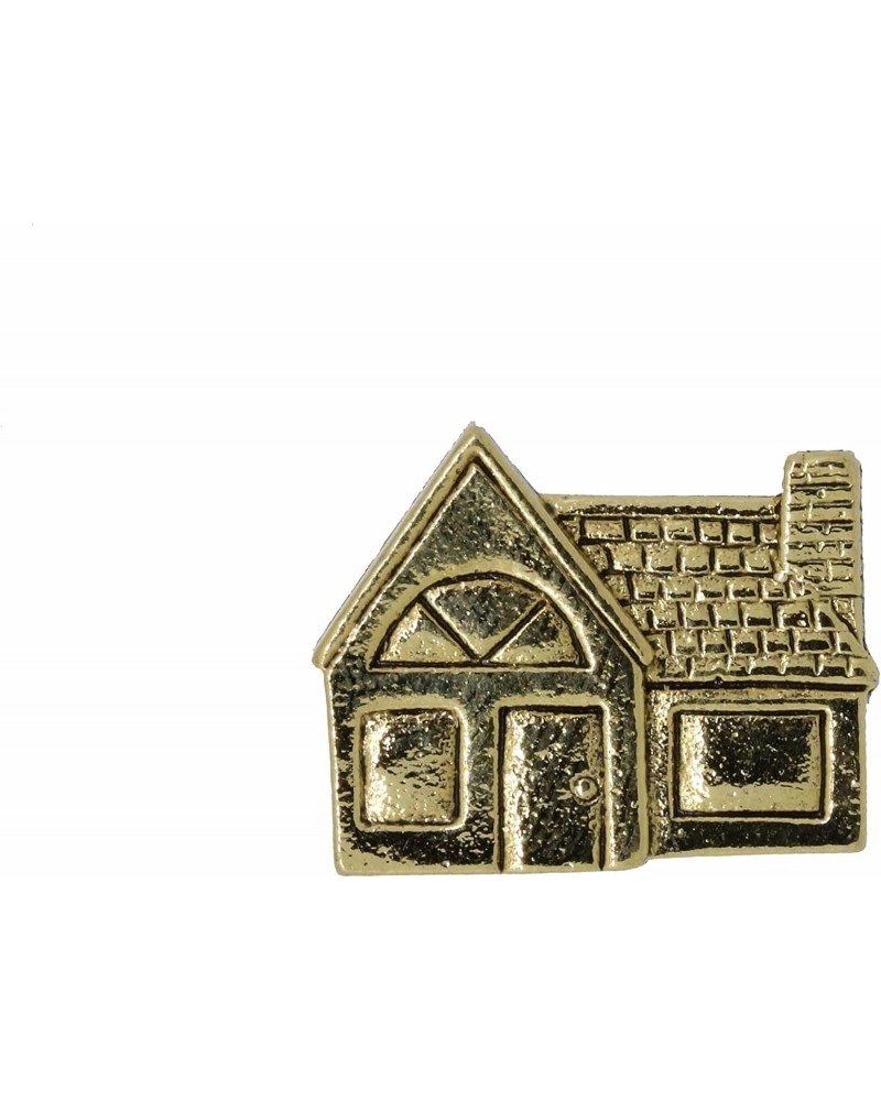 House Gold Lapel Pin $11.91 Brooches & Pins