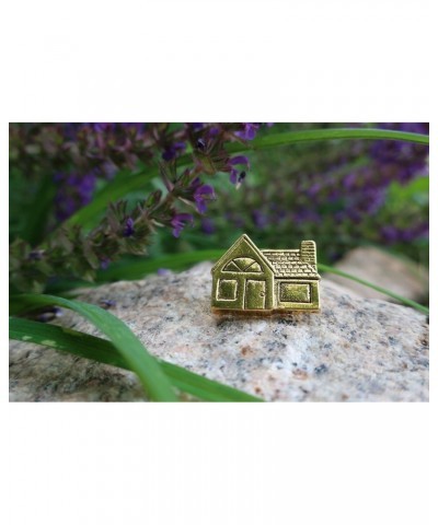 House Gold Lapel Pin $11.91 Brooches & Pins