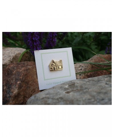 House Gold Lapel Pin $11.91 Brooches & Pins