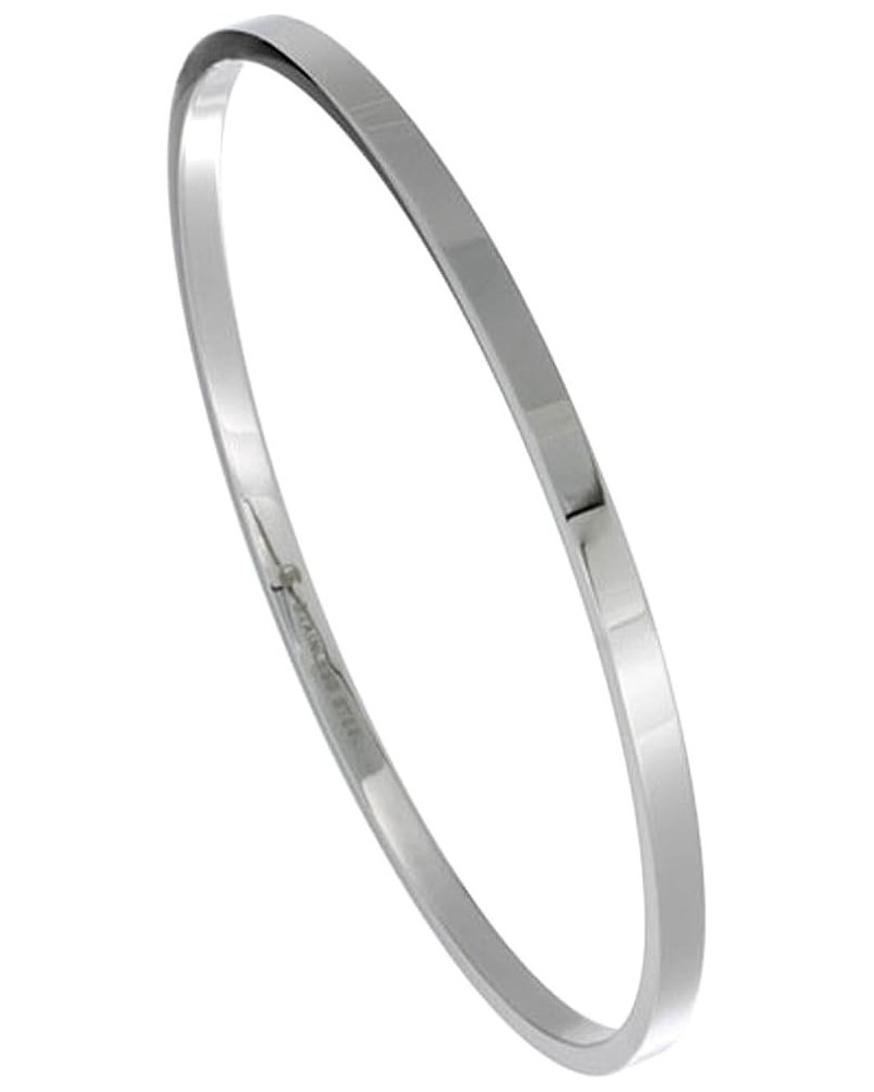 Stainless Steel Slip on Bangle Bracelet Stackable Seamless 1/8 inch wide, sizes 7-8 7.0 Inches $11.03 Bracelets