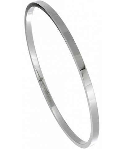 Stainless Steel Slip on Bangle Bracelet Stackable Seamless 1/8 inch wide, sizes 7-8 7.0 Inches $11.03 Bracelets