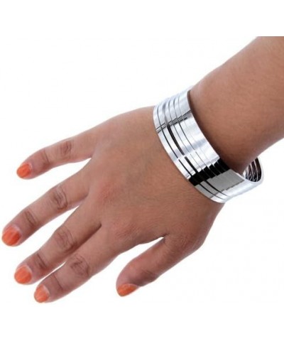 Stainless Steel Slip on Bangle Bracelet Stackable Seamless 1/8 inch wide, sizes 7-8 7.0 Inches $11.03 Bracelets