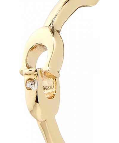 COACH Women's Signature Hoop Earrings GOLD One Size $23.50 Earrings