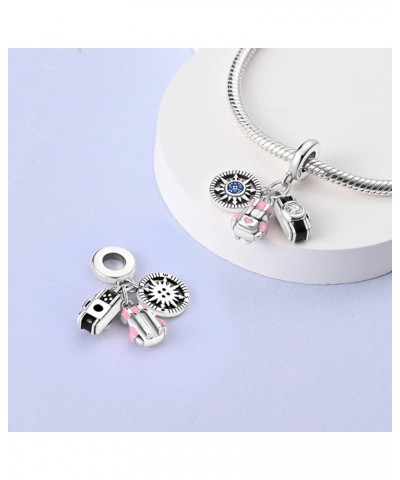 925 Sterling Silver Charms for Bracelets Necklace European Jewelry Pendant pandora charms Beads Charm Necklaces Lipstick and ...