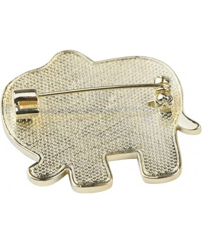 Cute Mother and Baby Elephants Brooch Pins Crystal Rhinestone Animal Kingdom Breastpin Broach Shell Elephant $12.09 Brooches ...