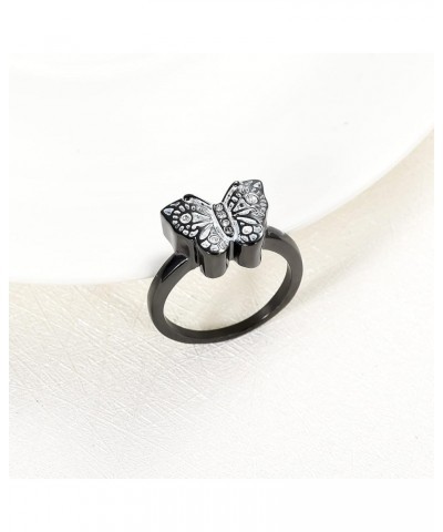 Cremation Jewelry for Ashes Butterfly Urn Ring for Women Cremation Ring Holds Loved Ones Ashes (Size 6-10,4,8 1 7 $13.71 Rings