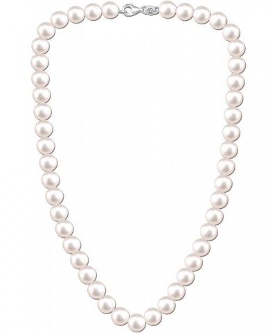 925 Sterling Silver Necklace | Round Pearl Choker Necklace for Women Teen 16 Inches | Jewelry for Women $13.63 Necklaces