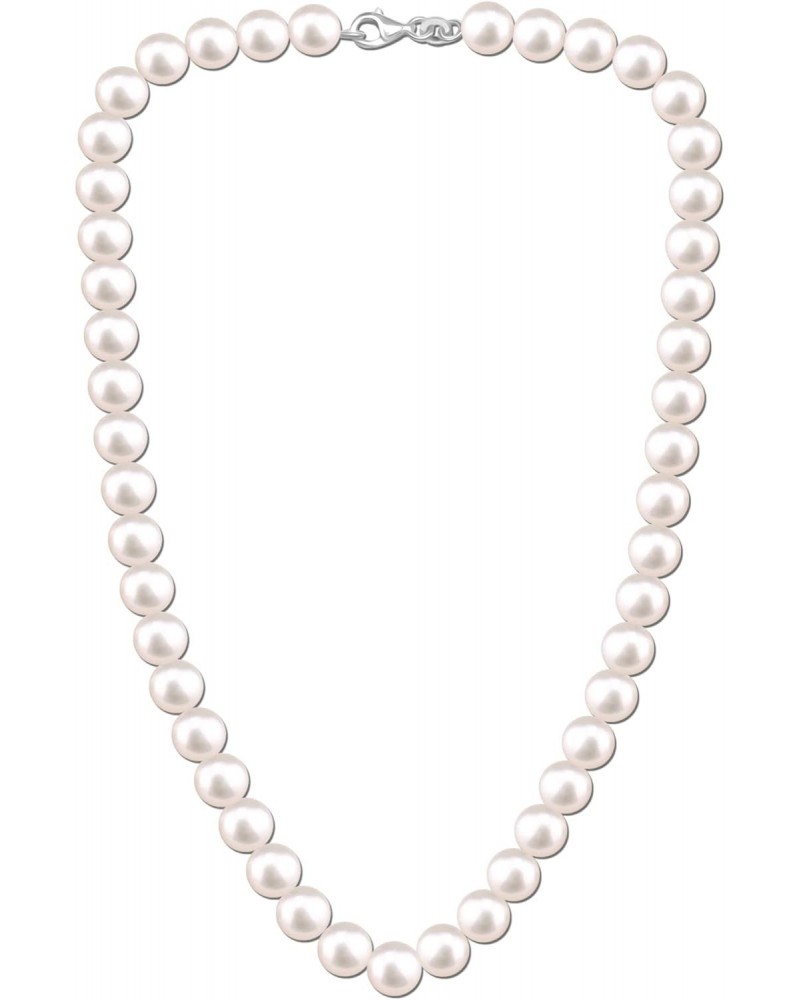 925 Sterling Silver Necklace | Round Pearl Choker Necklace for Women Teen 16 Inches | Jewelry for Women $13.63 Necklaces