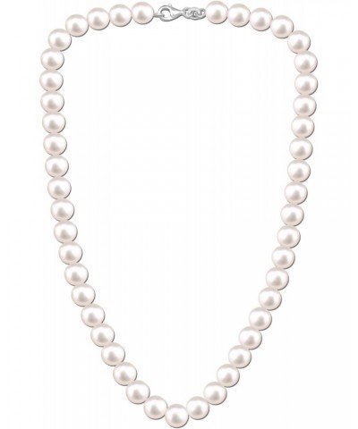 925 Sterling Silver Necklace | Round Pearl Choker Necklace for Women Teen 16 Inches | Jewelry for Women $13.63 Necklaces