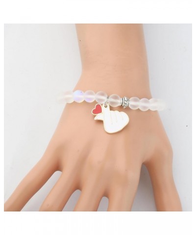 K-POP Merch It's A K-POP Thing EN Album Lrrics Finger Heart Love Necklace It's A K-POP Thing Music Lover Gifts ENFingerBracel...