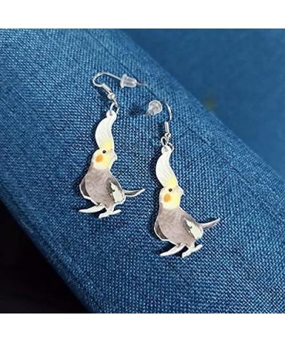 Acrylic Charm Cute Hens Ducks Cows Snails Animals Earrings, 1 Pair Personalized Ear Jewelry Ear Clip Ears Single Crystal Gift...