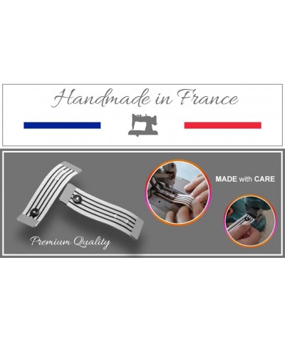 Handmade in France - Pull up your shirt sleeves with elegance - Elastic anti-slip shirt cuff holder Julian $11.39 Bracelets