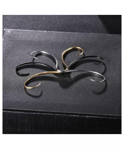 14G/16G Mustache Septum Ring, 316L Surgical Steel Septum Mustache Nose Ring Piercing Jewelry, Septum Piercing Hanger Gold,14 ...