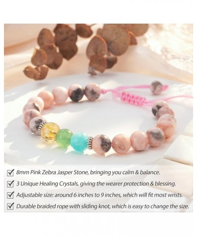 Zodiac Bracelet Gift for Women Girls Crystal Jewelry Natural Stone Bracelet Healing Protection Crystal Bracelet Birthday Chri...