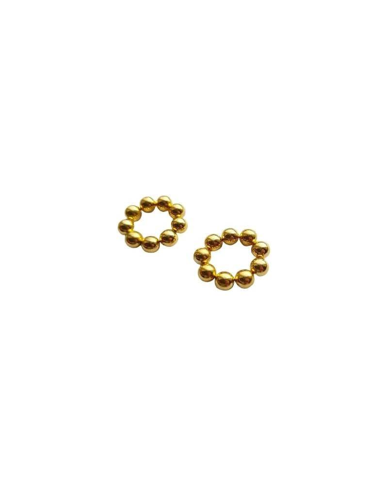 2PCS Fake Nipple Rings for Women Bar Body Non-Piercing Jewelry for Women Black Alloy Gold $5.19 Body Jewelry