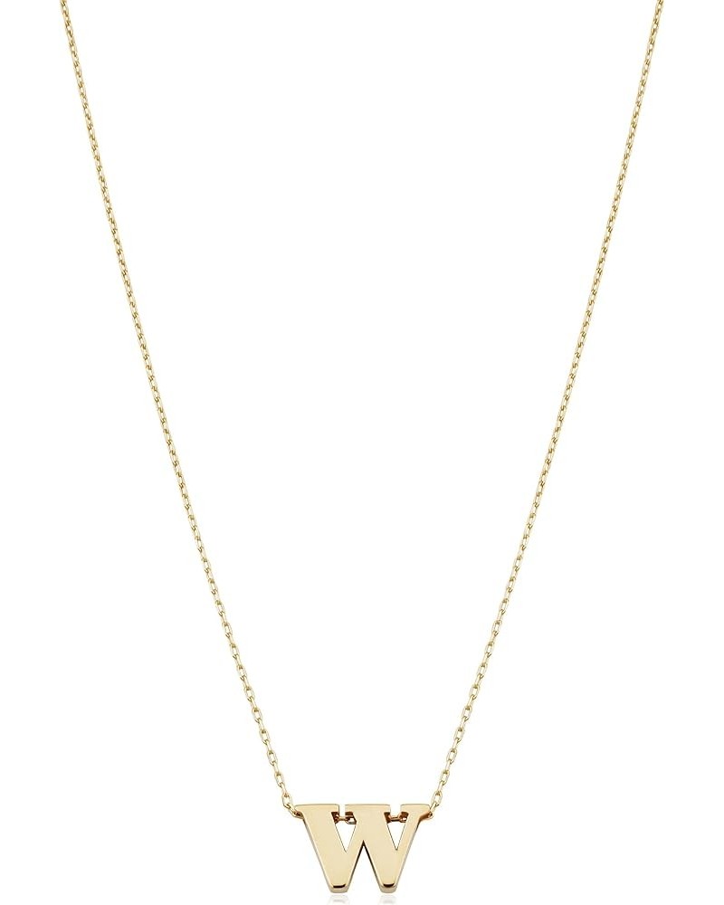 14k Yellow Gold Initial Alphabet Letter Pendant Adjustable Length Necklace (adjusts from 16 to 17.5 inches) W $79.56 Necklaces