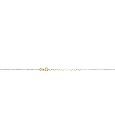 14k Yellow Gold Initial Alphabet Letter Pendant Adjustable Length Necklace (adjusts from 16 to 17.5 inches) W $79.56 Necklaces