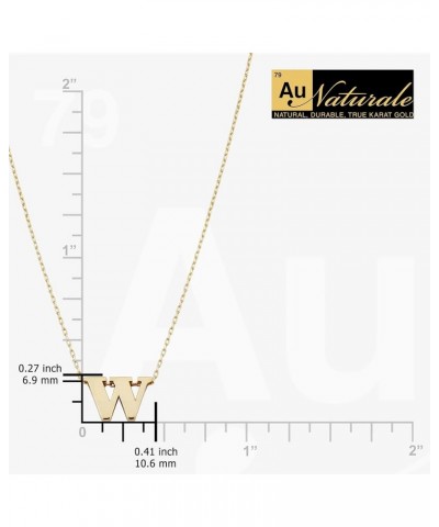 14k Yellow Gold Initial Alphabet Letter Pendant Adjustable Length Necklace (adjusts from 16 to 17.5 inches) W $79.56 Necklaces