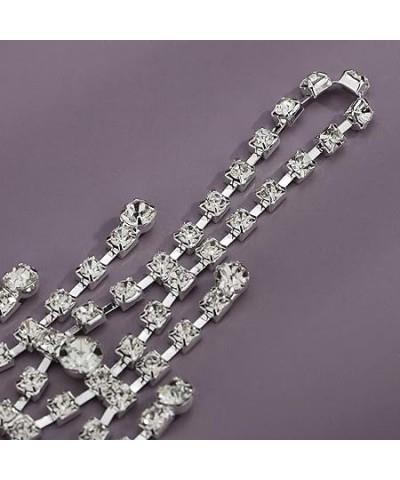 1pcs Wedding Gold Full Rhinestone Anklet Sparkly Adjustable High Heel Anklet Crystal Anklet Chain Accessories for Women and G...