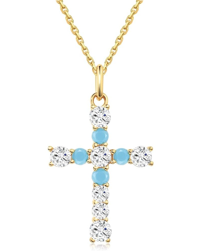 Cross Necklace for Women Gold Diamond Cross Necklaces for Women Girls Silver Cross Pendant Necklaces for Women Gold Necklace ...