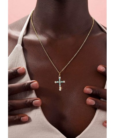 Cross Necklace for Women Gold Diamond Cross Necklaces for Women Girls Silver Cross Pendant Necklaces for Women Gold Necklace ...