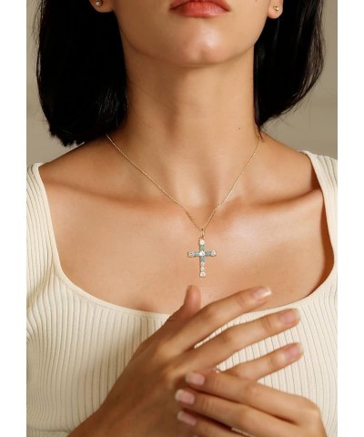 Cross Necklace for Women Gold Diamond Cross Necklaces for Women Girls Silver Cross Pendant Necklaces for Women Gold Necklace ...