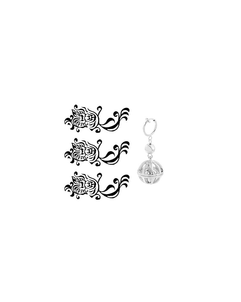 Hanemiya Kazutora Earring with Tattoo for Anime Hanma Shuji Stickers Cosplay Prop (4651-01) 4651-01 $9.85 Earrings