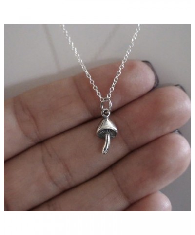 Tiny Cute Mushroom Charm Necklaces for Women MUSHROOM 1 $15.93 Necklaces