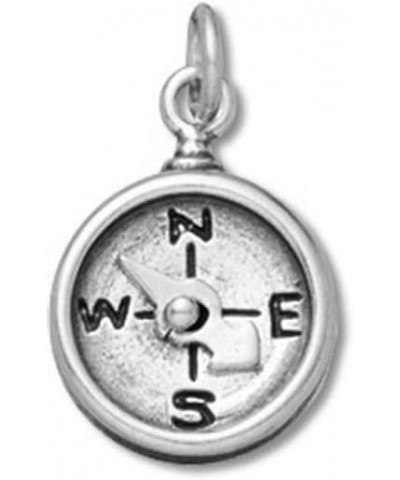 Sterling Silver Moveable Compass Travel Charm - Item 44171 $10.97 Bracelets