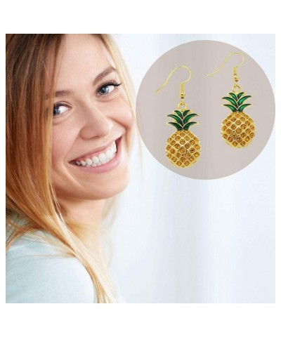 Goldtone Pineapple Earrings $10.78 Earrings