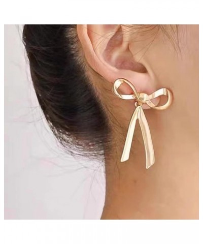 Bow Earrings for Women Silver Bow Earrings Rhinestone Pink Bow Earrings Pearl Bow Earrings Crystal Bow Earrings Rhinestone Ta...