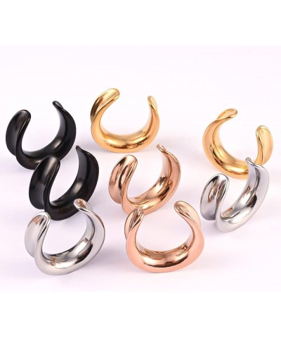 DIY Ear Tunnels Hanger Pendant Stainless Steel Plugs Gauges Stretcher 2g 0g Body Piercing Jewelry 10mm(00G) E-U shape $8.67 B...