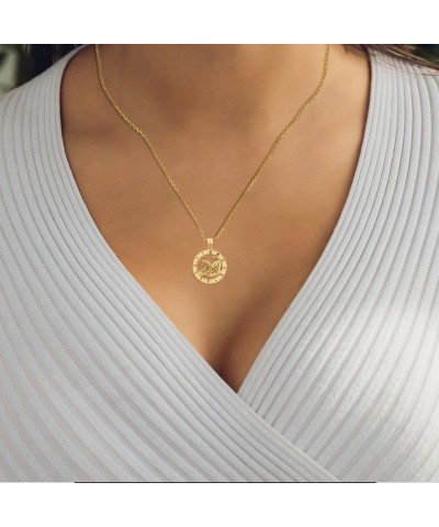 10K Yellow Gold Chinese Zodiac Pendant Necklace Tiger 18.0 Inches $105.59 Necklaces