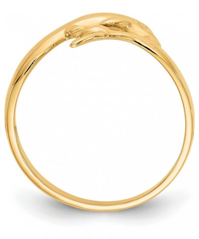 10k Yellow Gold Dolphin Ring Size 6 $67.68 Rings