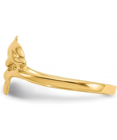 10k Yellow Gold Dolphin Ring Size 6 $67.68 Rings