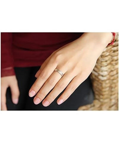 925 Sterling Silver Knuckle Rings for Women Minimalist Thin Stacking Rings Set 3PCS Midi Pinky Ring Size 2.5-8.5 5 SET 3 $11....