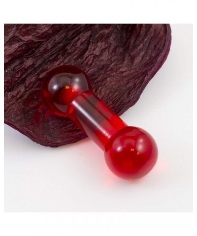 Acrylic Straight Barbell 00 Gauge (10mm) Lightweight Red $6.50 Body Jewelry