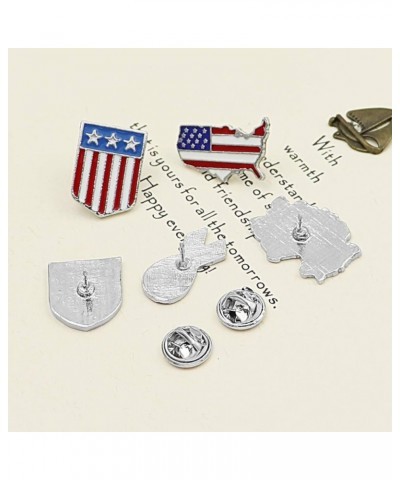 Enamel Pin Set Cute Pins Brooch for Women Flag Pins Set of 5 $6.50 Brooches & Pins