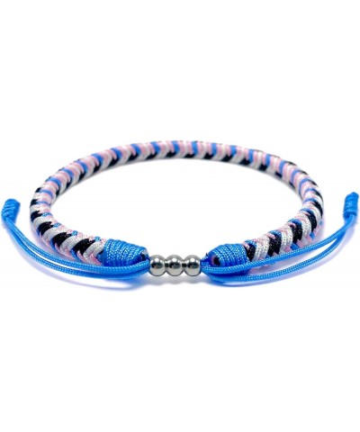 Pride Infinity Love Wins, LGBTQAI+ Pride Love Wins Tibetan Wrist Wrap Bracelets, With LGBTQ Surfer String Rope Bracelet for H...