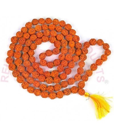 Certified Original Nepali 108+1 Rudraksha Mala for Wearing and Japa Mala 5 Mukhi Rudraksha Mala $13.05 Necklaces