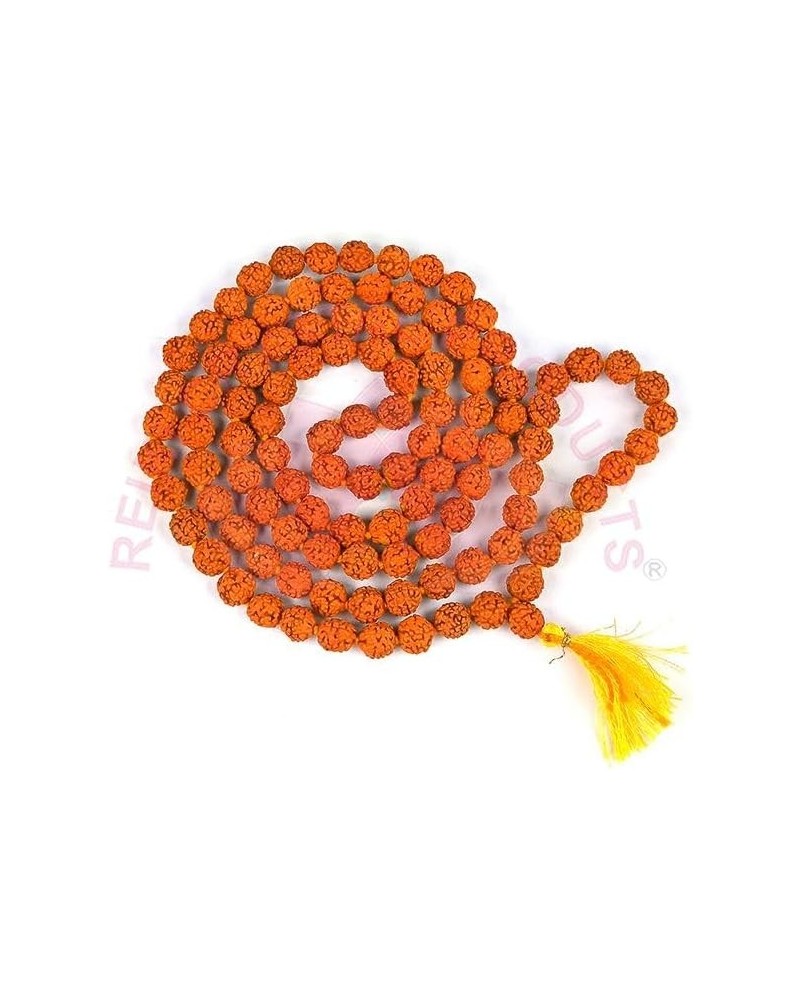 Certified Original Nepali 108+1 Rudraksha Mala for Wearing and Japa Mala 5 Mukhi Rudraksha Mala $13.05 Necklaces