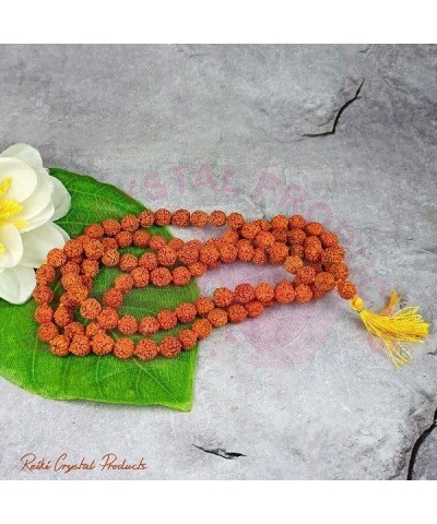 Certified Original Nepali 108+1 Rudraksha Mala for Wearing and Japa Mala 5 Mukhi Rudraksha Mala $13.05 Necklaces